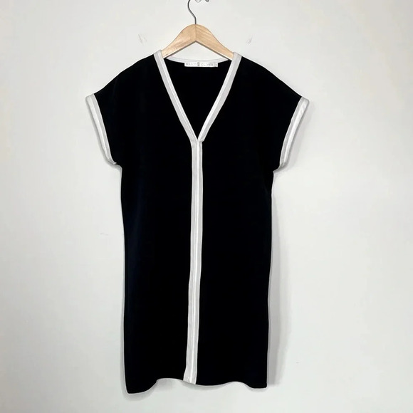 MARIE OLIVER Marie Shift Dres minamilist black tie office - Picture 1 of 10